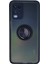 Oppo A54 4g Kılıf Montreal Yüzüklü Silikon Kapak - Lacivert - PHN8034-5914 1