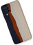 Samsung Galaxy A22 Kılıf Ebruli Lansman Silikon - Lacivert-Krem - PHN1422-9829 2