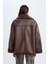 Relax Fit Polo Yaka Mont Düğmeli Cepli Mevsimlik Pelüş Astarlı D3994AX24WN 6