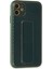 iPhone 12 Kılıf Coco Karbon Standlı Kapak - Yeşil - PHN2631-7893 2