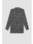 Loose Fit Gömlek Yaka Desenli Uzun Kollu Gömlek Tunik T0609AZ24AU 9