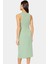 Şık ve Rahat Yazlık Midi Elbise Bodycon Kesim Dokuma Kumaş Konforlu Modern Stil 2