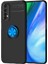 Realme 7 Kılıf Range Yüzüklü Silikon - Siyah-Mavi - PHN5051-2753 1