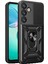 Samsung Galaxy S25 Kılıf Pars Lens Yüzüklü Silikon - Siyah - PHN3916-1836 1