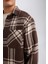 Regular Fit Kareli Oduncu Flanel Uzun Kollu Gömlek D4132AX24WN 6