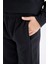 Kız Çocuk 2'li Takım Baskılı Bisiklet Yaka Sweatshirt Beli Lastikli Jogger Eşofman Altı D4054A824WN 6