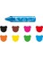 Bfs Carioca Jumbo Bebek Elleri Kirletmeyen Pastel Boya Kalemi 8'li 3