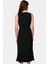 A Line Polyester Midi Elbise Degaje Yaka Krep Dokuma Astarlı Premium Kalite Modern Stil 2
