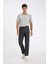 Regular Fit Normal Kesim Pantolon Düz Paça Cepli Basic Düz D1049AX24WN 6