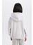 Kız Çocuk Oversize Geniş Kalıp Kapüşonlu Baskılı Sweatshirt D4382A824WN 6