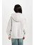 Kız Çocuk Oversize Geniş Kalıp Kapüşonlu Baskılı Sweatshirt D4382A824WN 7