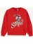 Kız Çocuk Disney Mickey & Minnie Oversize Geniş Kalıp Bisiklet Yaka Sweatshirt D4377A824WN 7