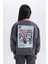 Kız Çocuk Disney Mickey Mouse &Friends Oversize Geniş Kalıp Kapüşonlu Sırt Baskılı Sweatshirt D4378A824WN 7