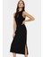 Şık Midi Boy Bodycon Elbise 98% Polyester Günlük Stil Zarifane Tasarım Dayanıklı Malzeme Modern 2