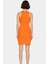 Kadın Mini Örme Pamuklu Elbise Halter Yaka Bodycon Günlük Yaz Modern Stil Şık Görünüm 3
