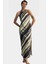 A Line Maxi Elbise Halter Yaka Dokuma Polyester Yazlık Premium Kalite Profesyonel Görünüm 2