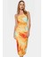 Şık Bodycon Midi Elbise Ince Askılı Polyester Kumaş Günlük ve Özel Günler Için Zarifane Tasarım 1