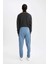 Fit Sporcu Jogger Eşofman Altı Standart Fit Beli Paçası Lastikli Cepli C9174AX24AU 8