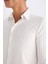 Slim Fit Dar Kesim Polo Yaka Uzun Kollu Gömlek D4533AX24AU 7