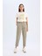 Paperbag Gabardin Kumaş Pantolon Yüksek Bel Cepli Basic Düz Standart Paça S2790AZ24WN 4