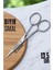 Tempered Kobalt Çelik 702 Bıyık Makası - Bıyık Sakal Düzeltme Makası Kuaför Makası 13.5 cm 1