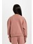 Kız Çocuk Bisiklet Yaka Baskılı Selanik Kumaş Sweatshirt D4295A824WN 7