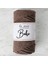 Boho Koyu Kahve Büküm Makrome Ipi - L158 - 33996 1