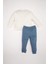 Erkek Bebek 2'li Takım Marvel Bisiklet Yaka Sweatshirt Beli Lastikli Jogger Eşofman Altı D4665A524AU 6