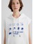 Indigo Turtles Baskılı Kapüşonlu Ekru Sweatshirt 1S10383-70057 6