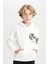 Erkek Çocuk Ekru Kapüşonlu Baskılı Sweatshirt D3097A824AU 6