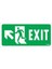 Exit Sol Yukarıı Uyarı Levhası 17,5X25 KOD:960 1