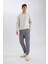 Relax Fit Kalın Jogger Eşofman Altı Basic Düz Beli Bağcıklı Lastikli Paça Cepli U7438AZ24AU 5