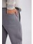 Relax Fit Kalın Jogger Eşofman Altı Basic Düz Beli Bağcıklı Lastikli Paça Cepli U7438AZ24AU 7