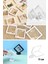 Bfs 11X11CM Standlı 3D Takı Ziynet Hatıra Koleksiyon Saklama Kutusu Şeffaf Film Çerçevesi 7