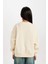 Kız Çocuk Relax Fit Bisiklet Yaka Baskılı Sweatshirt D4387A824WN 6