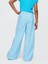 Kız Çocuk Mavi Poplin Baggy Pantolon 4