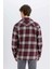 Regular Fit Kareli Oduncu Flanel Uzun Kollu Gömlek S9275AZ24AU 6