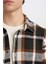 Regular Fit Kareli Oduncu Flanel Uzun Kollu Gömlek S9275AZ24AU 8
