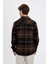 Regular Fit Kareli Oduncu Flanel Uzun Kollu Gömlek S9275AZ24AU 6