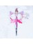 Kelebek Modelli Desenli Makas Pembe - B4816. 1