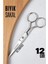 Tempered 702 Bıyık Makası - Bıyık Sakal Düzeltme Makası Kuaför Makası 12 cm 1