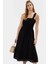 Cool & Comfort Elbise Polyester Midi Boy Gipeli Detay Seçkin Malzeme Konforlu Kesim 2