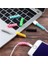 Omb Store 4lü Apple, Android Şaj Kablosu Koruyucu Silikon Spiral Yay Aparat 1