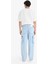 %100 Pamuk Baggy Fit Geniş Kalıp Normal Bel Geniş Paça Kargo Cepli Jean Pantolon C7376AX24AU 7