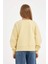 Kız Çocuk Relax Fit Bisiklet Yaka Baskılı Sweatshirt D2886A824WN 7