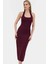 Örme Bodycon Midi Elbise 130CM Boy Polyester Elastan Karışımı Günlük Kullanım Özenle Seçilmiş 1