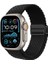 Apple Watch 1/2/3 Serisi 42MM Için Ipeksi Dokunuş Saat Kordonu Hasır Örgülü Şık ve Sportif Kordon 1