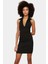 Fermuarlı Örme Mini Elbise Vücut Hatlarını Vurgular Yaz Için Ideal Şık Görünüm Modern Stil 1