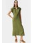 Dokuma Viskoz Maxi Elbise Rahat Şık Günlük Kullanım Konforlu Kesim Için 2