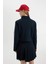 Fitted Dik Yaka Basic Düz Cepli Fermuarlı Sweatshirt D4751AX24AU 10